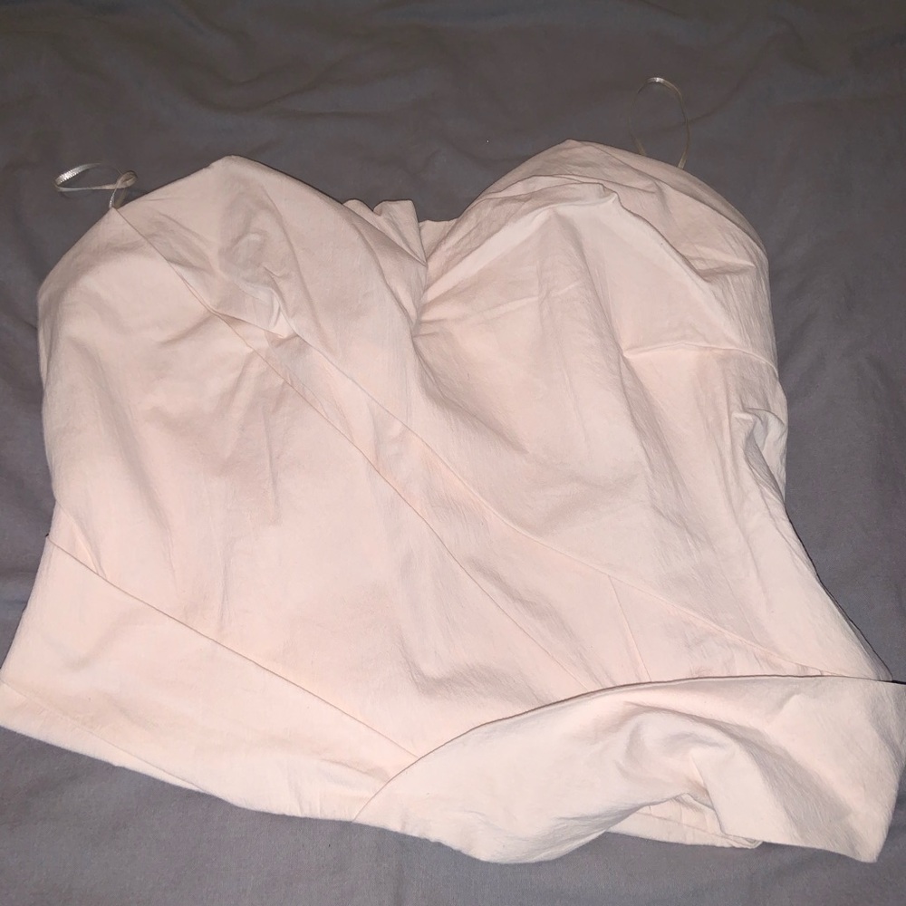 ZARA CRÈME CORSET TOP